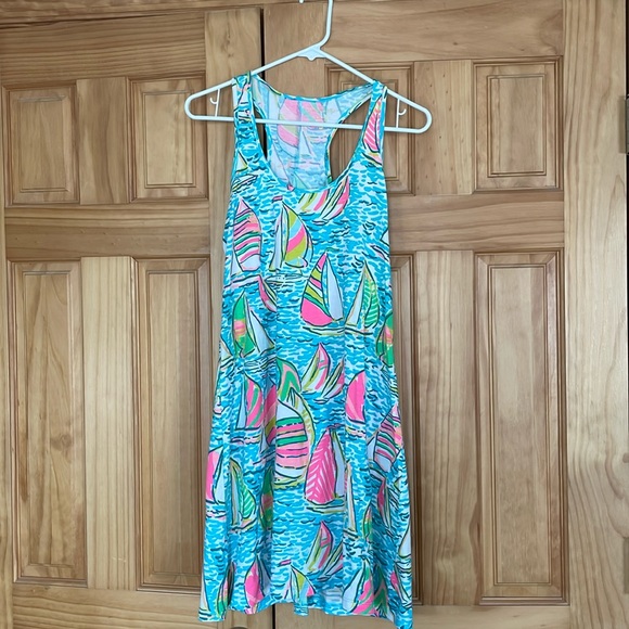 Lilly Pulitzer Blue and Pink Mini Dress - Picture 2 of 5